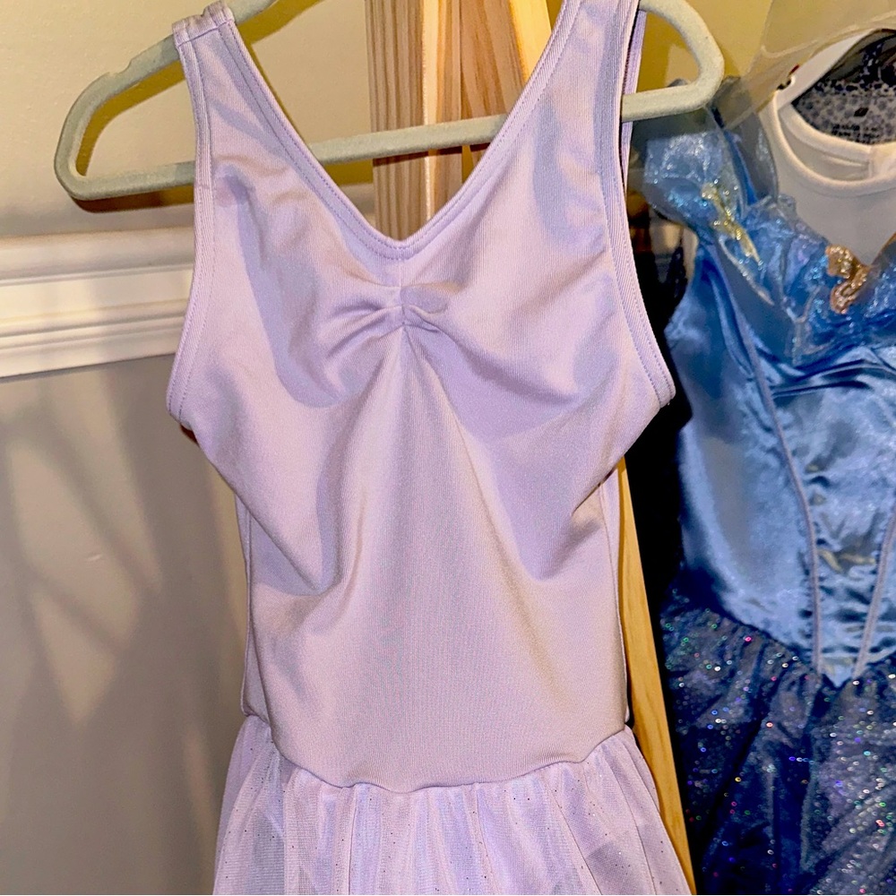 capezio size i (4-6 yrs old) lilac lavender skirt dress tutu